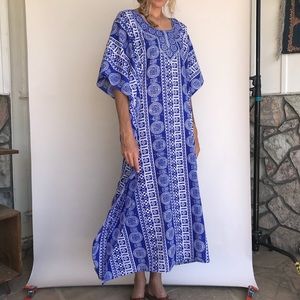 Blue kaftan
